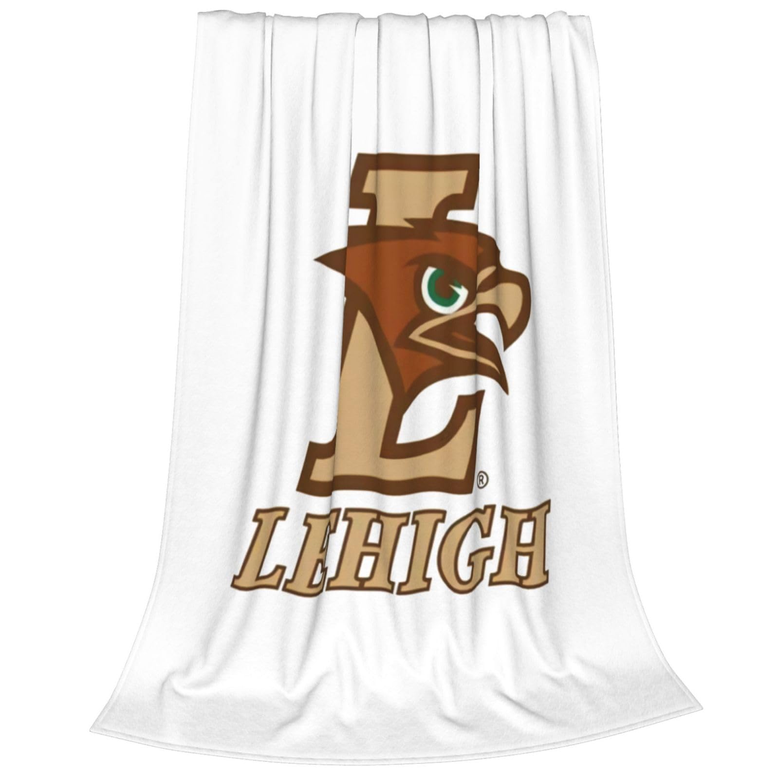 XRPUONG Lehigh University Logo Fleece Blanket, Very Soft Microfiber Flannel Blanket for Couch Warm and Cozy for All Seasons