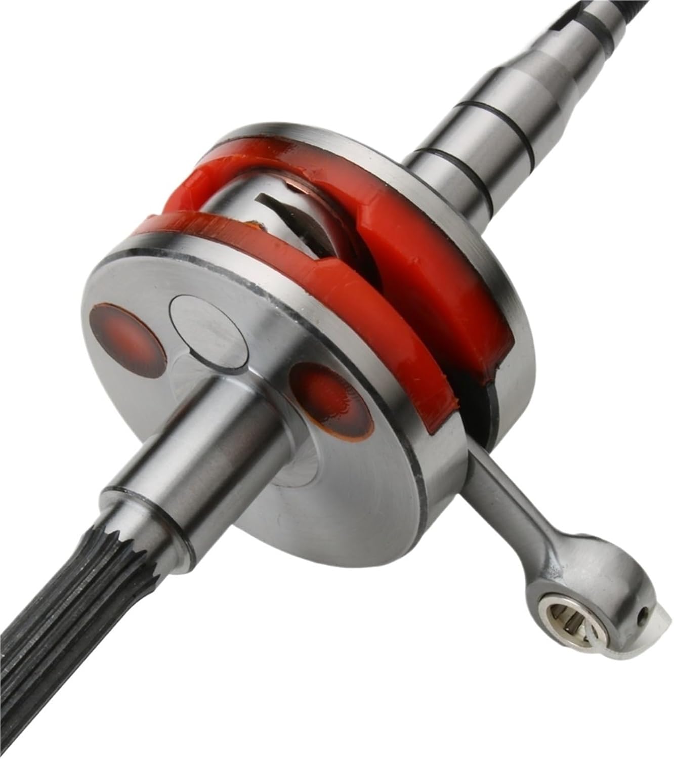 Compatible with 50cc Bike 2T Jogging Piston Pin 10mm 2-Stroke Engine Motorcycle Racing Crankshaft