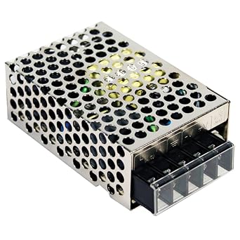 MEAN WELL RS-25-24 AC to DC Power Supply, Single Output, 24V, 1.1 Amp, 26.4W, 1.5" - 323311