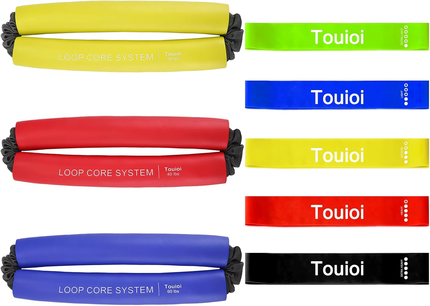 Hip & Core System, Resistance Loop to Stretch, Core Fitness Glute Workout Bands