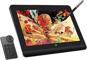 XPPen Artist Pro 14 (Gen 2) Mesa Digitalizadora com Tela 16K Níveis com Teclas de Atalho, Suporte Dobrável, Profissional Desenho Display