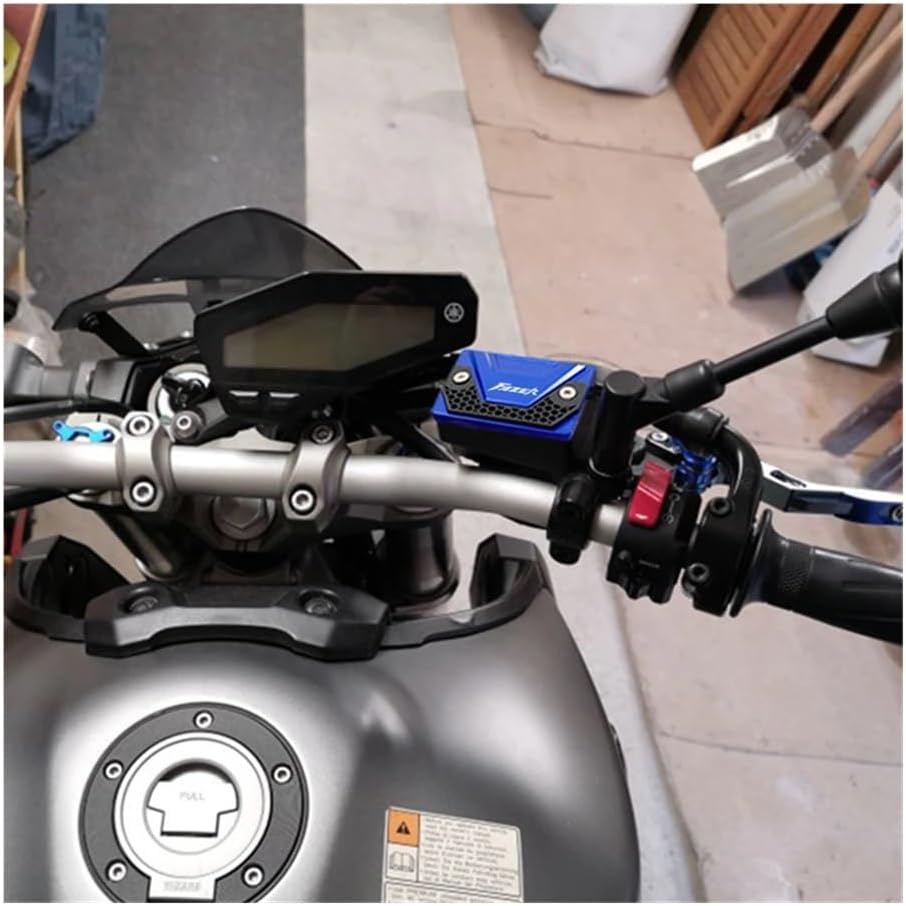 Motorcycle Oil Filler Caps, For FZ8 FZ6 FZ6N FZ6S FZ6R FZ1 Motorcycle CNC Engine Oil Filler Cap Front Brake Fluid Reservoir Cover