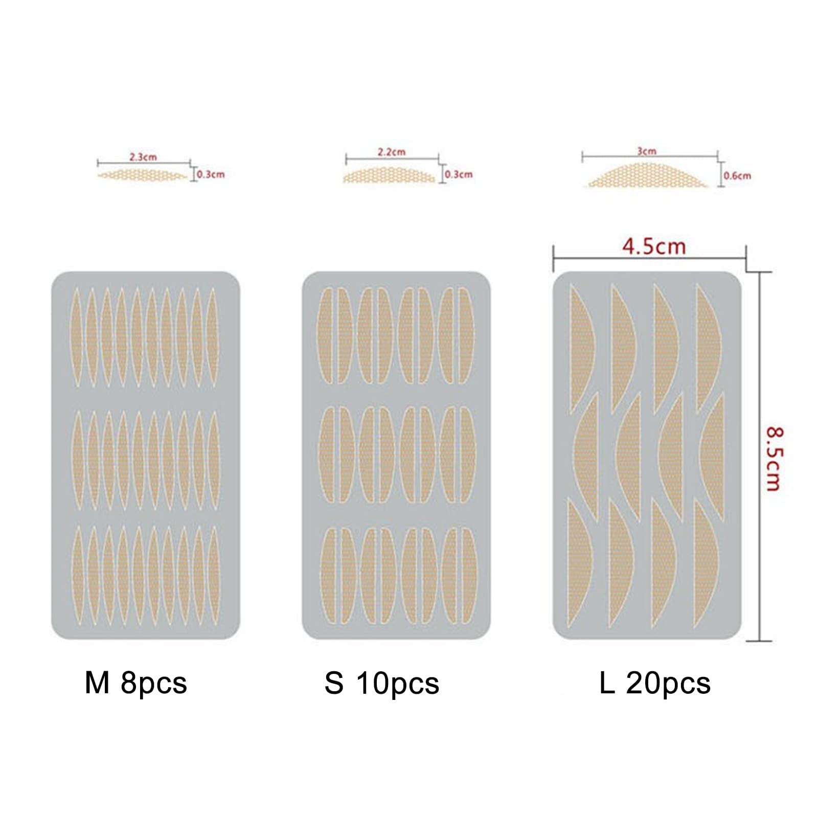 MEONFY Fashiongog Glue-Free Invisible Double Eyelid Sticker, New Glue-Free Ultra Natural Invisible Double Eyelid Sticker (M-120pairs)