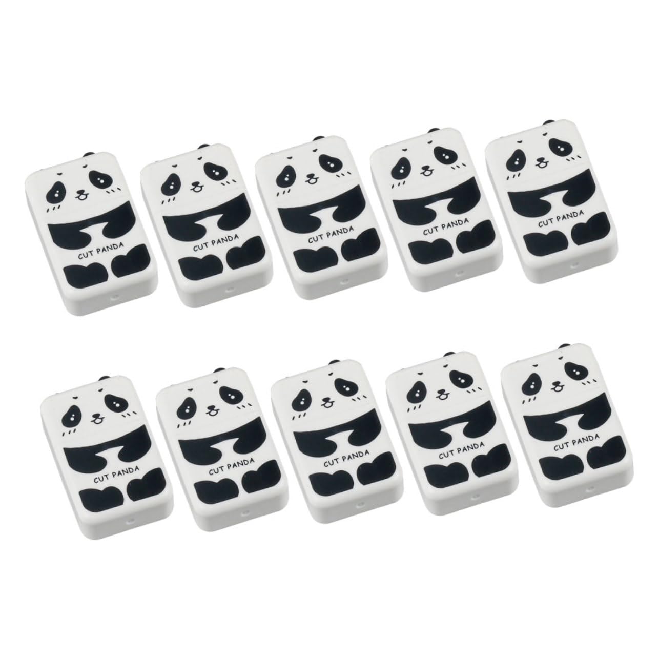 SEWACC 40stücke Teiliges Panda-radiergummi Schüler Kreative Multifunktions-radierer Für Zeichnungen Schreibtischspielzeug Perfektes Zubehör Für Feste Und Spiele