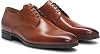 BOSS Hombre Kensington Derb Zapatos Derby de Cuero con Suela de Goma, Talla, Marrón Medio, 11 5