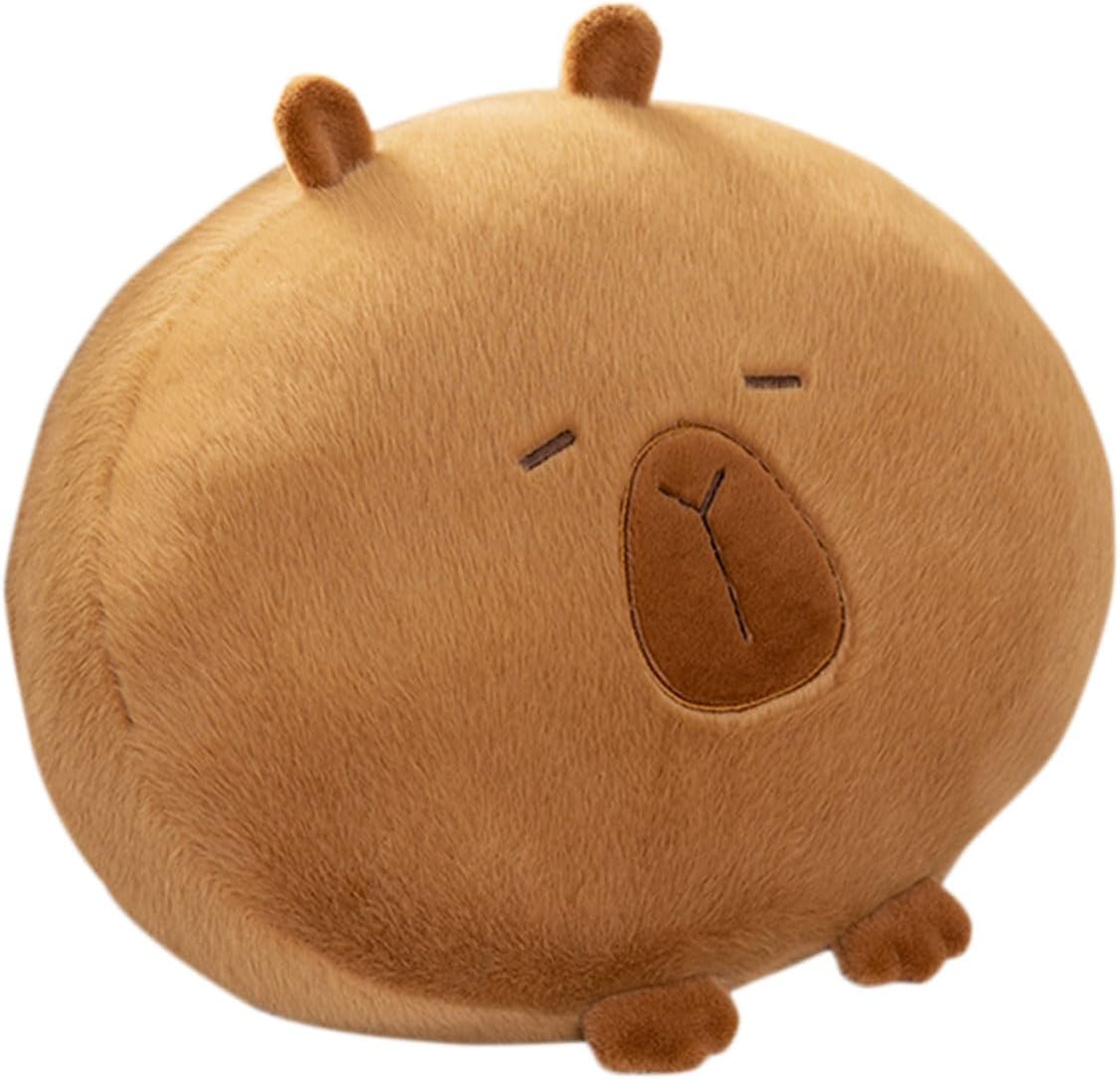 Capybara Plush Toy - 30 cm Capybara Cuddly Toy Soft Cuddly Cushion Cute Kapibara Water Pig Stuffed Toy Fluffy Gift for Christmas/Birthday for Children