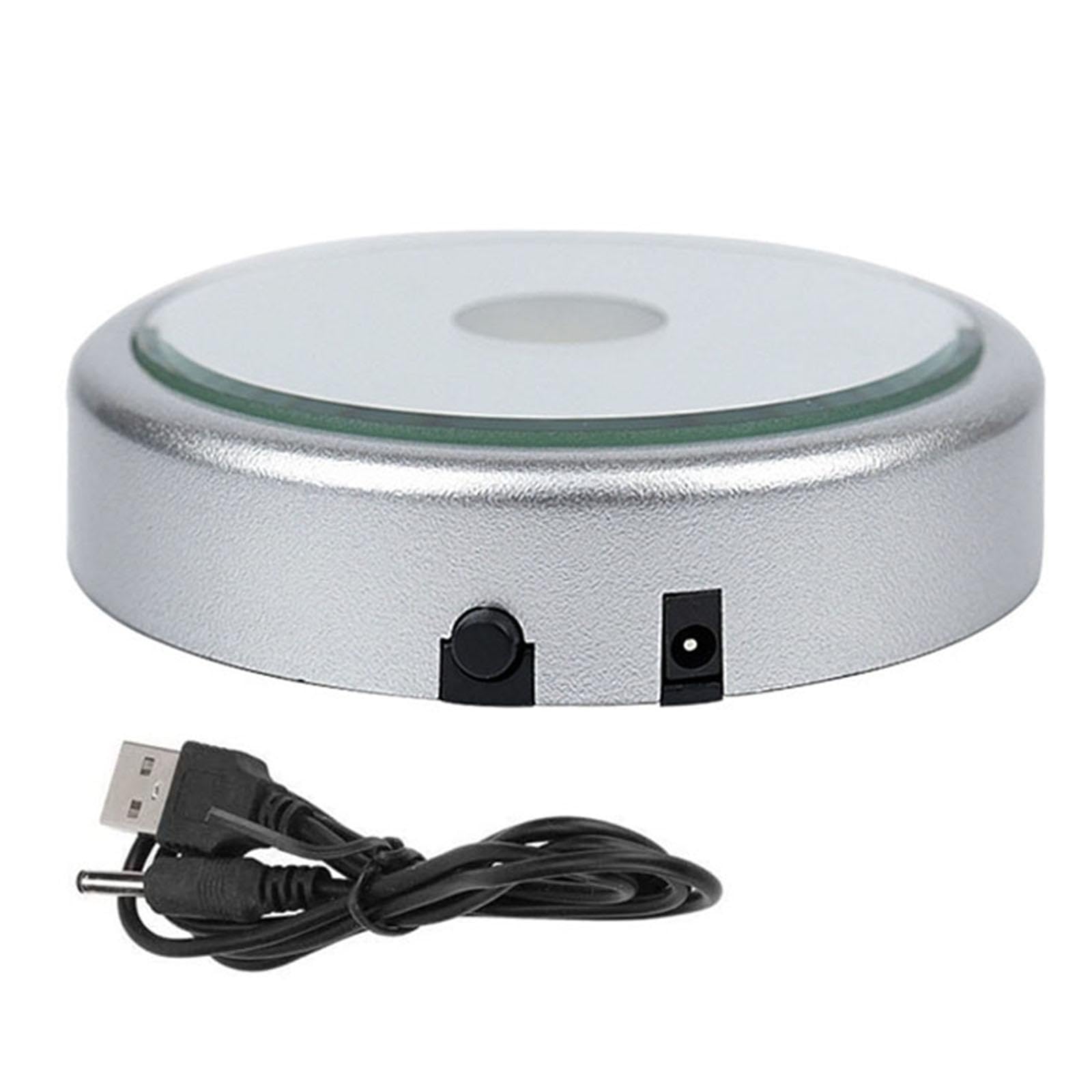BNF®LED Display Base Round LED Colorful Luminous Base for Crafts Jewelry Bottles Silver|Home & Garden | Lamps, Lighting & Ceiling Fans | Night Lights-picture-24