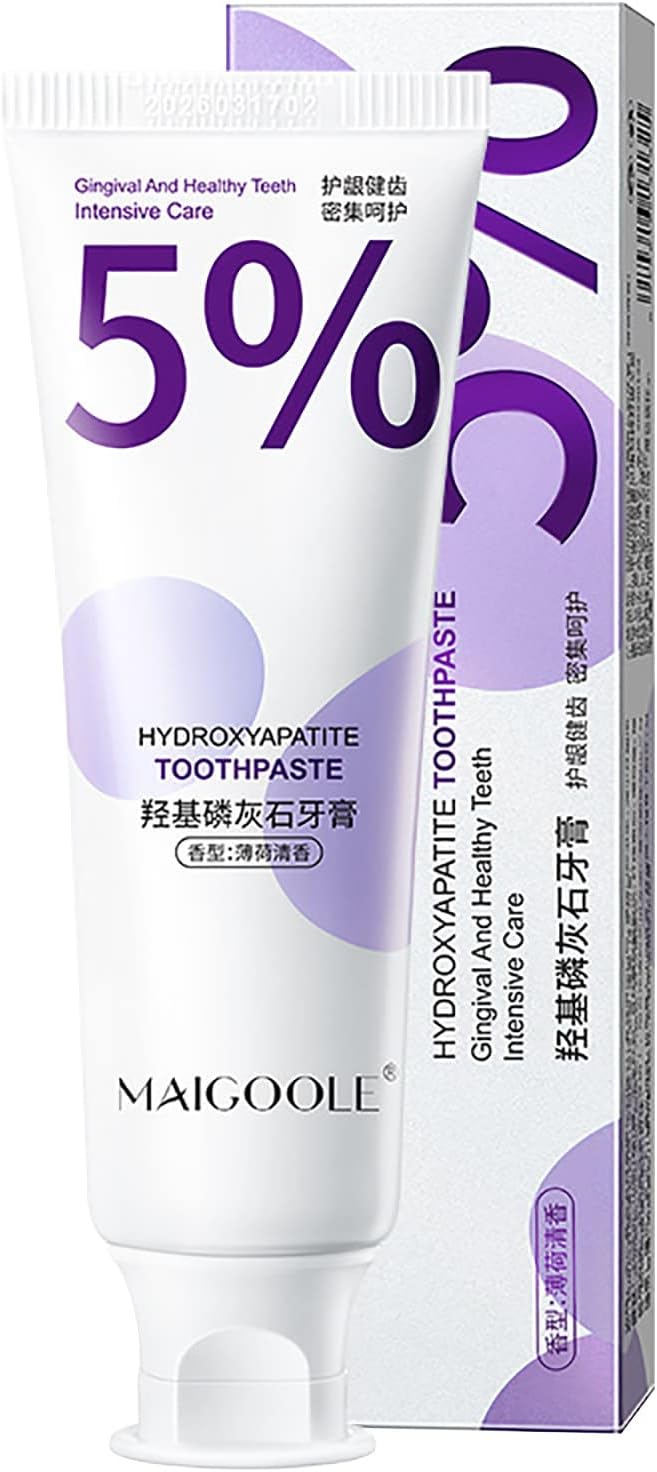 Active Remineralization Toothpaste,Hydroxyapatite Toothpaste,Care-Gingival Relief Toothpaste, Non Fluoride Remineralizing Toothpaste for Tooth Enamel Repair (100g)