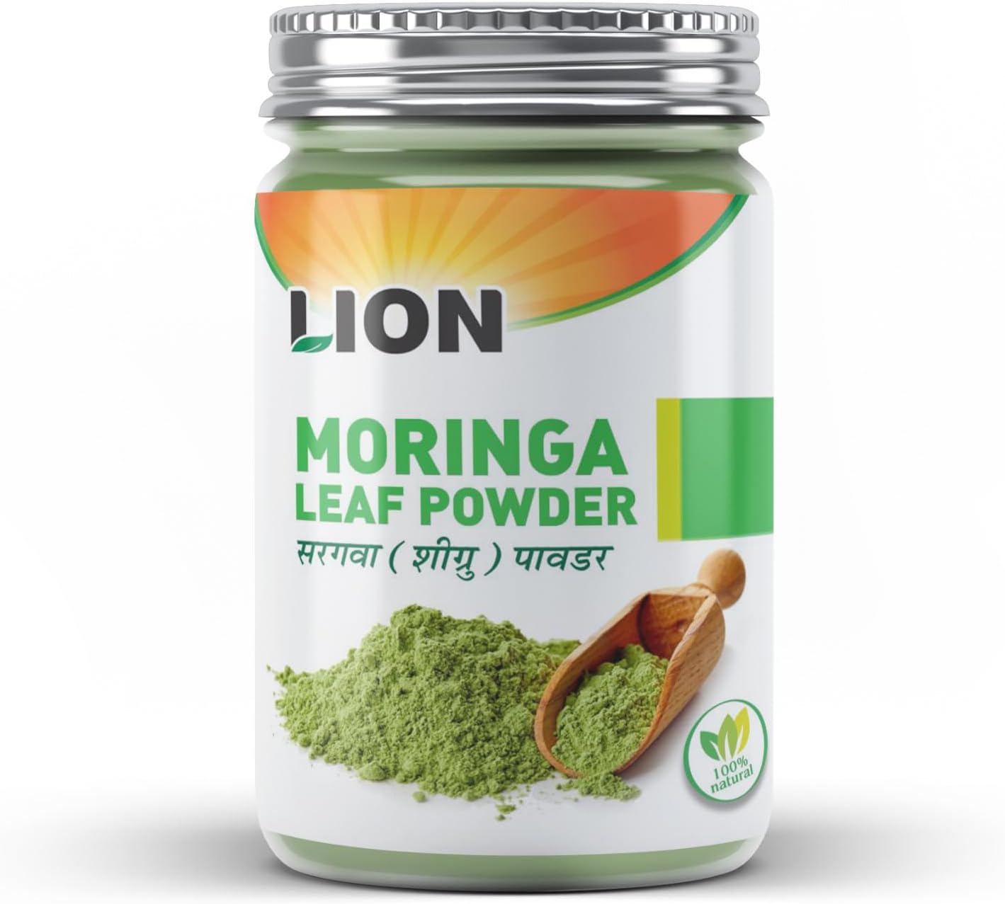 Lion Moringa Leaf Powder 100g (Pack of 3) – Pure Drumstick Leaf Superfood, Rich in Antioxidants, Vitamins & Minerals, Natural Immunity Booster, Energy & Metabolism Support