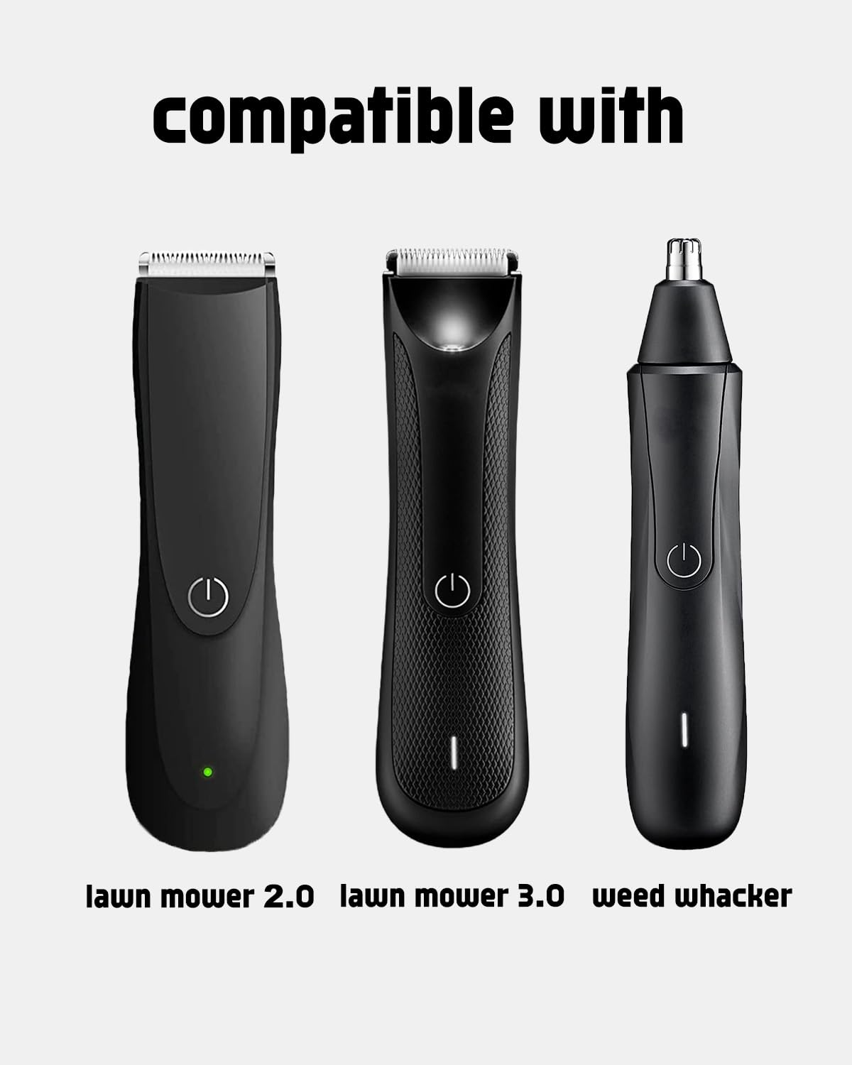 uijino Manscape Charger Compatible with Manscaped Charger for Manscaped Lawn Mower 3.0, Manscaped Charger Replacement for Manscaped Lawn Mower 2.0, Manscaped Replacement Charger