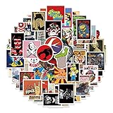 【Dekoration】 Kleben Sie sie auf und verwenden Sie sie für Ihren Laptop, Graffiti, Vinyl, Vintage, Aufkleber, Skateboard, Auto, Stoßstange, Hoverboard, Snowboard, Helm, Gepäck. Lassen Sie einfach Ihrer Fantasie freien Lauf.