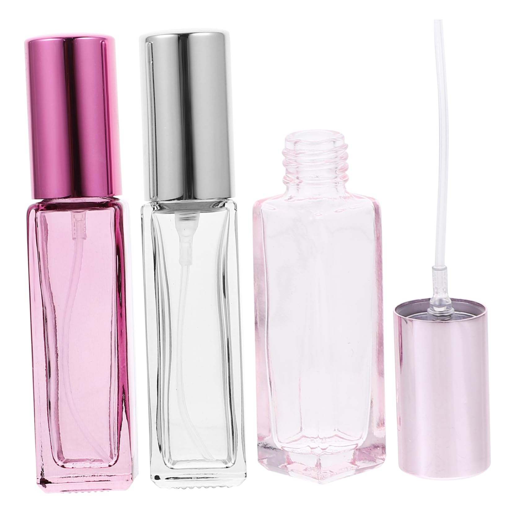 FRCOLOR 15 bottiglie di profumo di dimensioni da viaggio, pompa di ricarica per profumi, borse, bottiglie spray, bottiglia di profumo ricaricabile, per viaggi, simulazione di