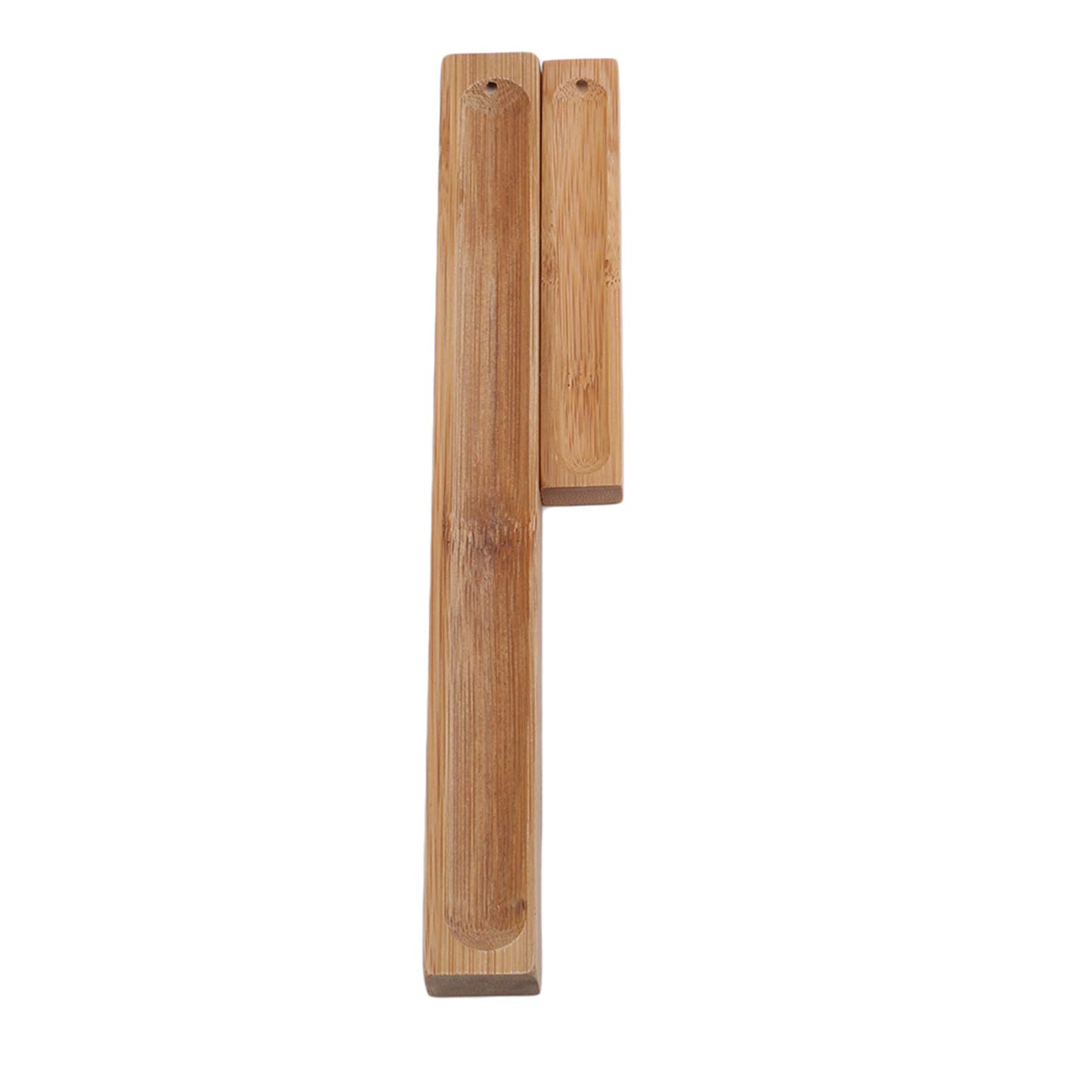LoveAloe Incense Sticks Holder Incense Burner Ash Catcher, Bamboo Wood Incense Sticks Holder For Meditation & Yoga,Medium