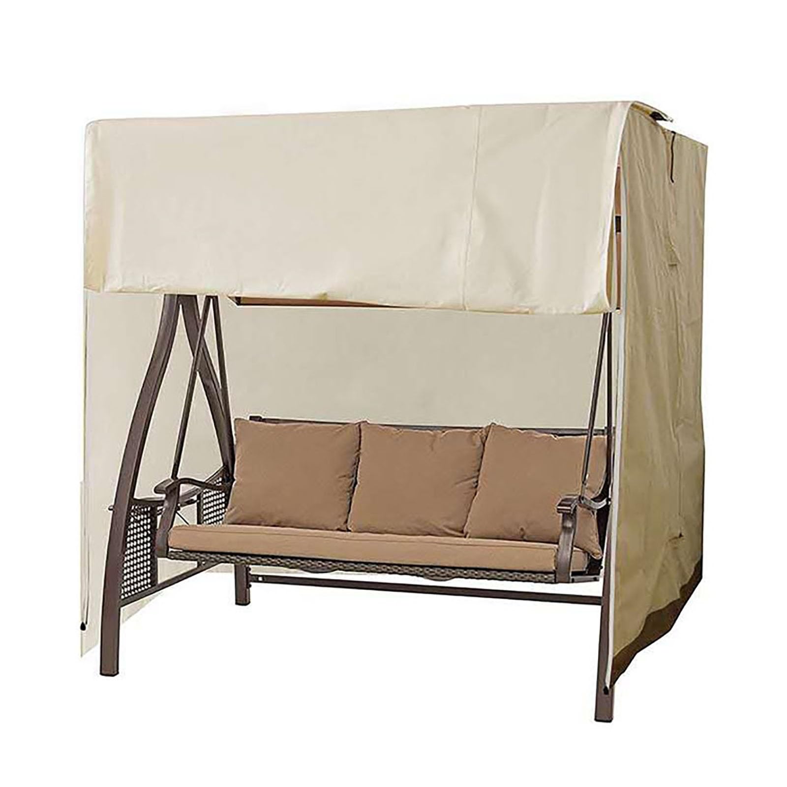 ARMYJY 3-Seater Garden Swing Cover - Waterproof 420D Oxford Fabric, 220x125x170cm, UV Resistant