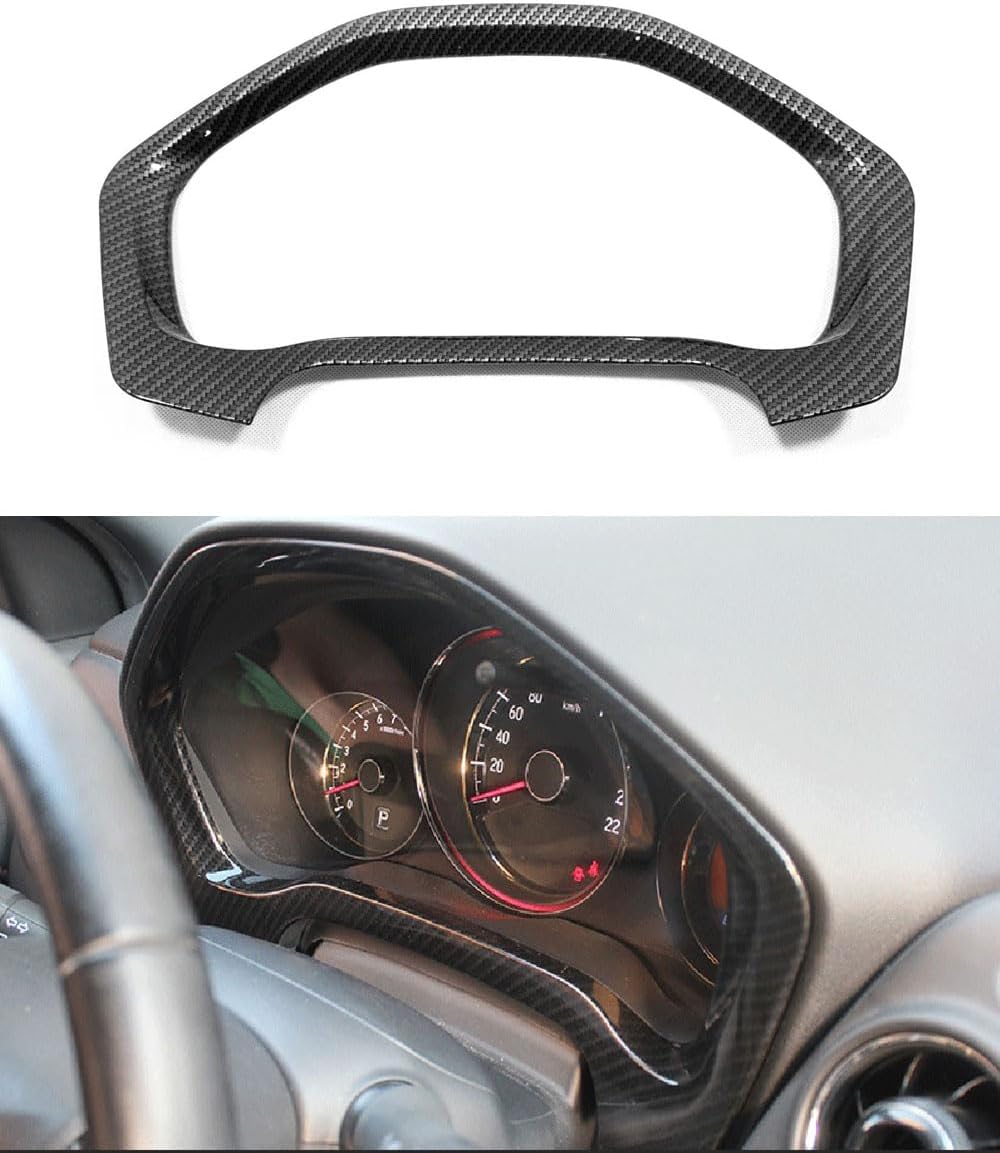 Car Accessories Fit for Honda HR-V HRV 2016-2022 ABS Carbon Fiber Interior Dashboard Panel Cover Trim 1PC Set