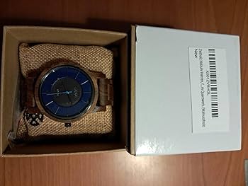 Amazon.co.jp: Zeitholz 木製腕時計 メンズ ソーラーウォッチ ギフト