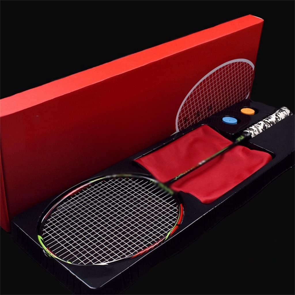 7U Badminton Racket Carbon Fiber -light 67g Broken Wind Frame Offensive and Defensive Adult Racket