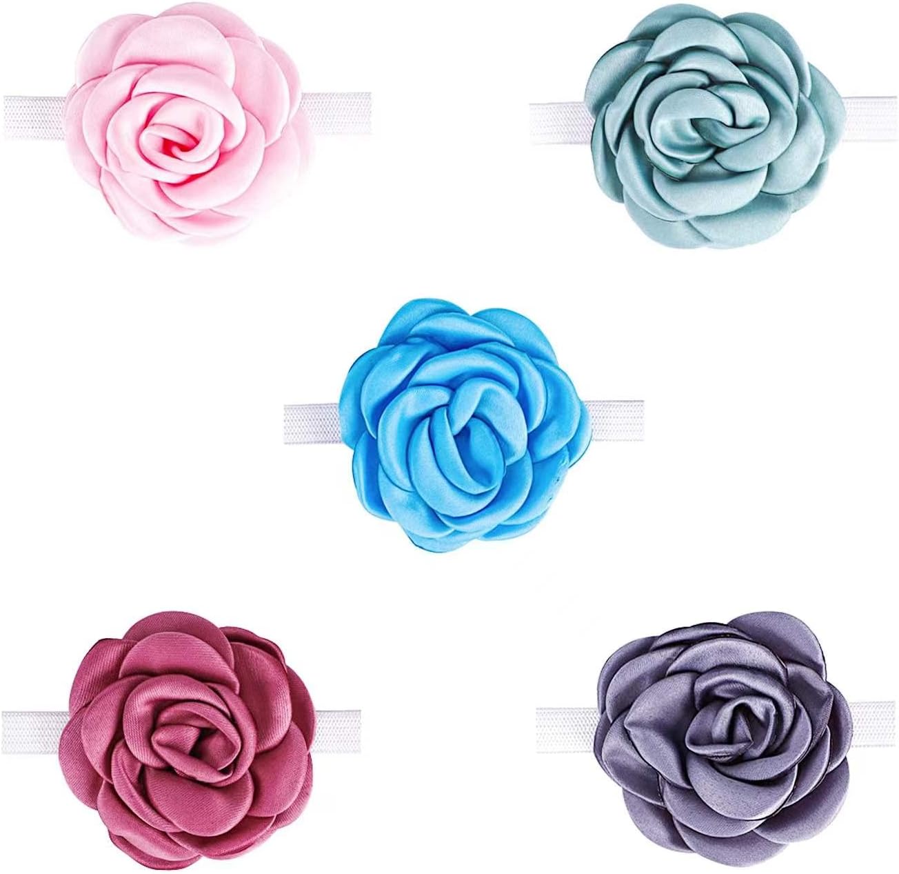 Dog Flower Collar, Segarty 5 Pack Collars for Small Dogs, Grooming Accessores, Pet Bow Tie for Cats Dogs Christmas Valentines Wedding…