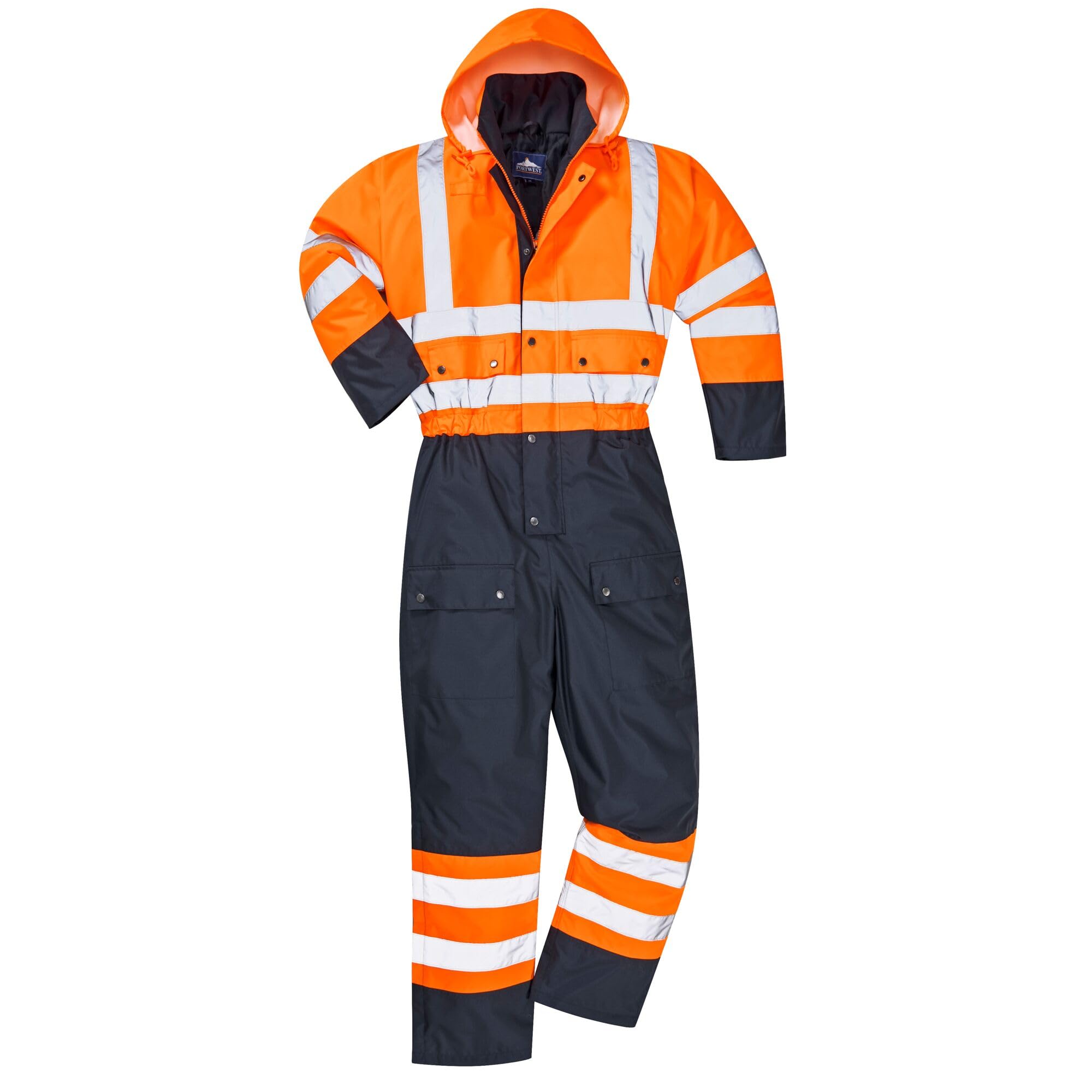Portwest S485 Kombinezon roboczy Elementy Odblaskowe Taśma 300D Poliester