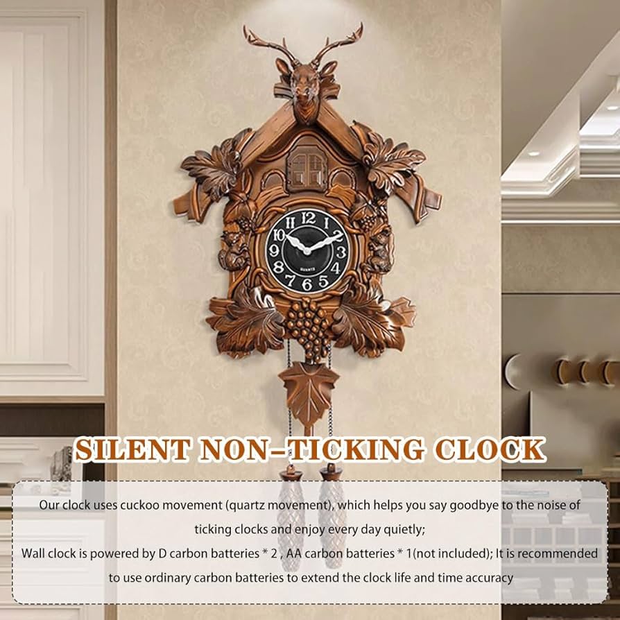 Amazon.co.jp: 掛け時計 鳩時計 セイコー 静かでカチカチしない