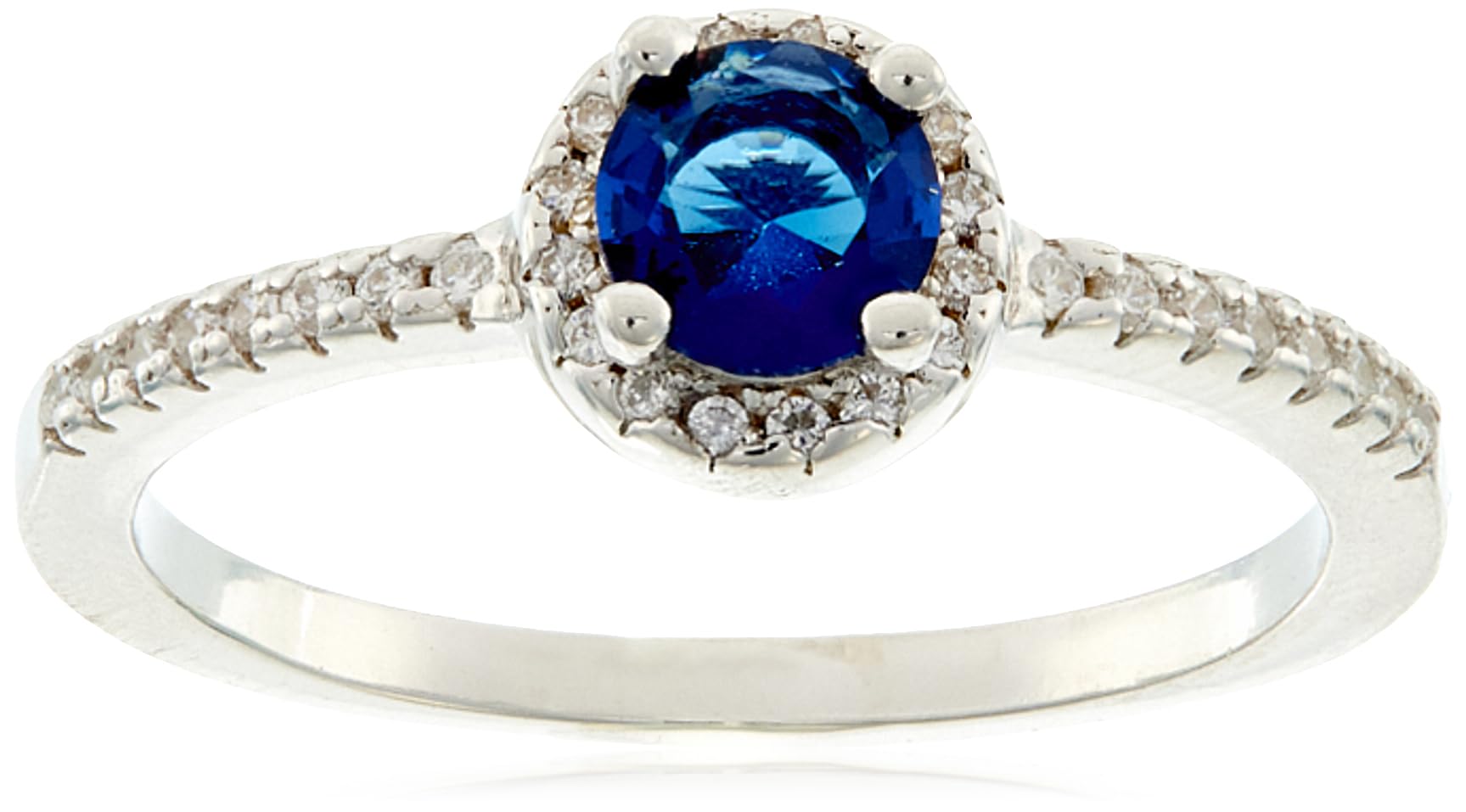 Bague Charming Silver Ring zircons RI054WB idéale pour briller au bureau