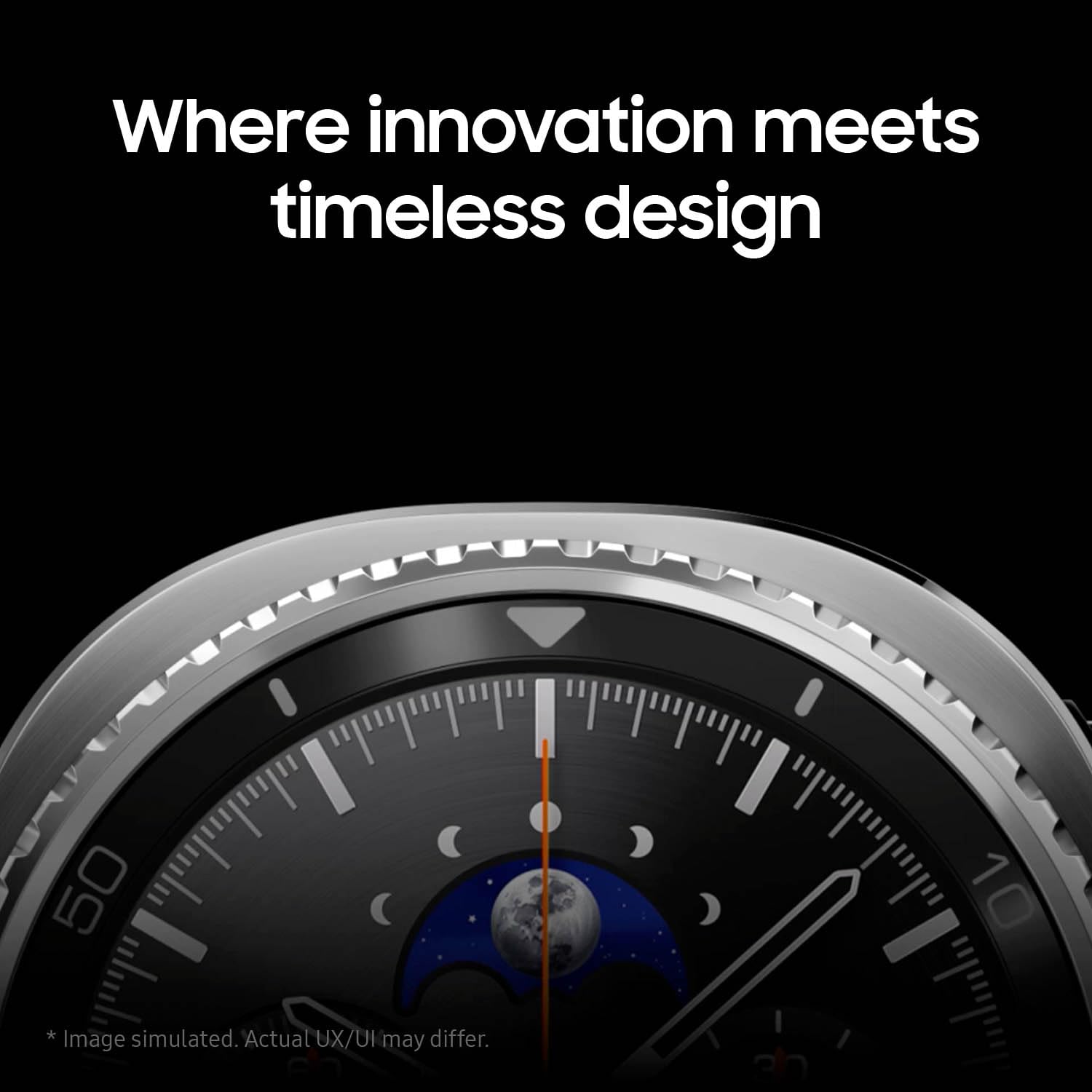 Samsung Orologio intelligente Galaxy Watch8 classico, 46 mm, bianco, Bluetooth (versione CAD e garanzia) - Assistente AI (Gemini), Allenamento del sonno, Monitoraggio fitness