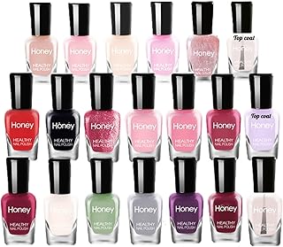Non Toxic Nail Polish Set, Easy Peel Off and Fast Dry NailPolish Set for Pack, Eco Friendly and Organic Water Based Nail Polish for Women,Teens(20 Bottles)
