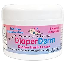 Baby Diaper Rash Cream Pediatrician Formulated with 5 Ingredients for Gentle, Happy, and Rash-Free Skin Care, 8 oz