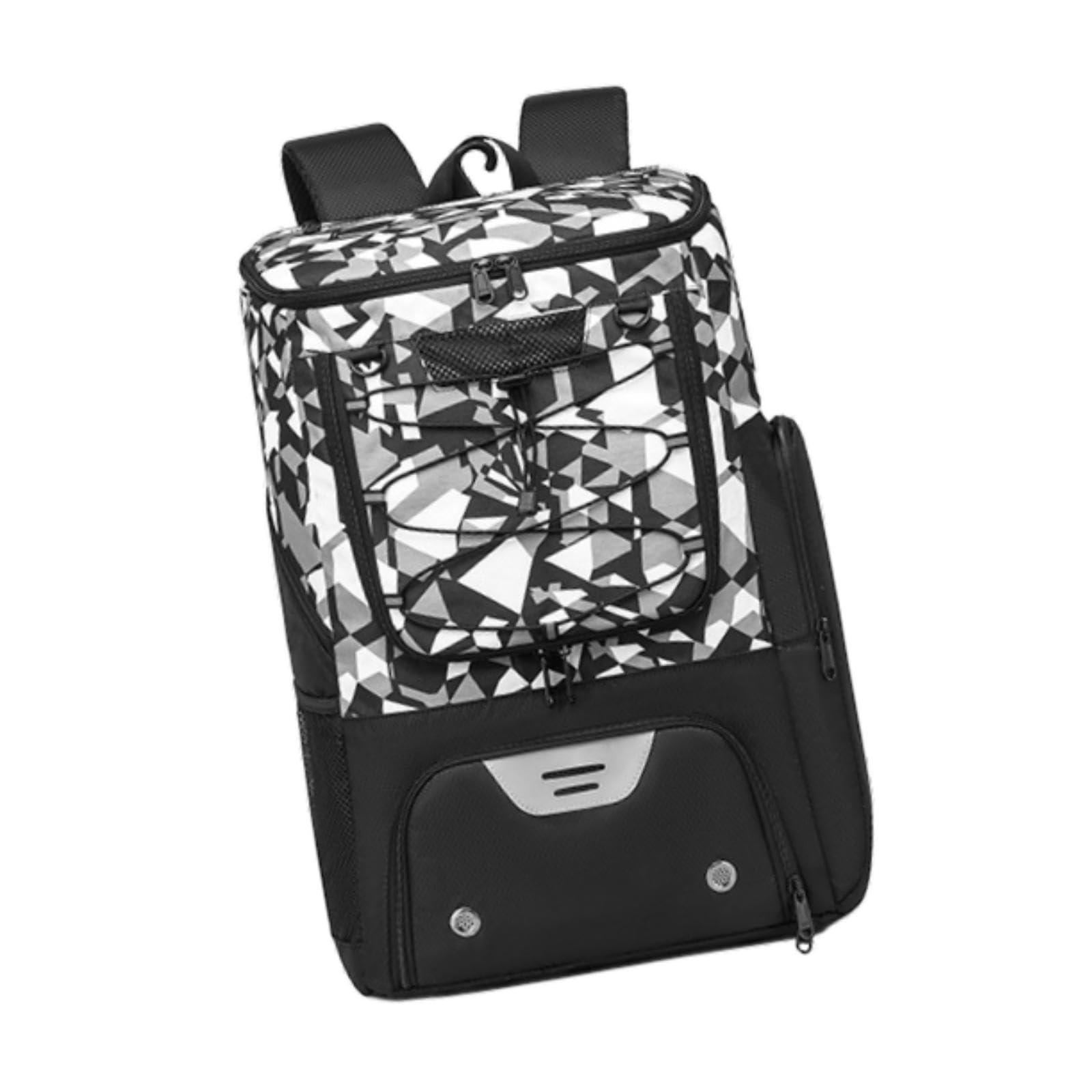 Sac à Dos de Basket-Ball avec Compartiment à Chaussures, pour Salle de Sport, Nuit, Réfléchissant, Respirant, avec Porte-Ballon, Sac de Sport pour Vol