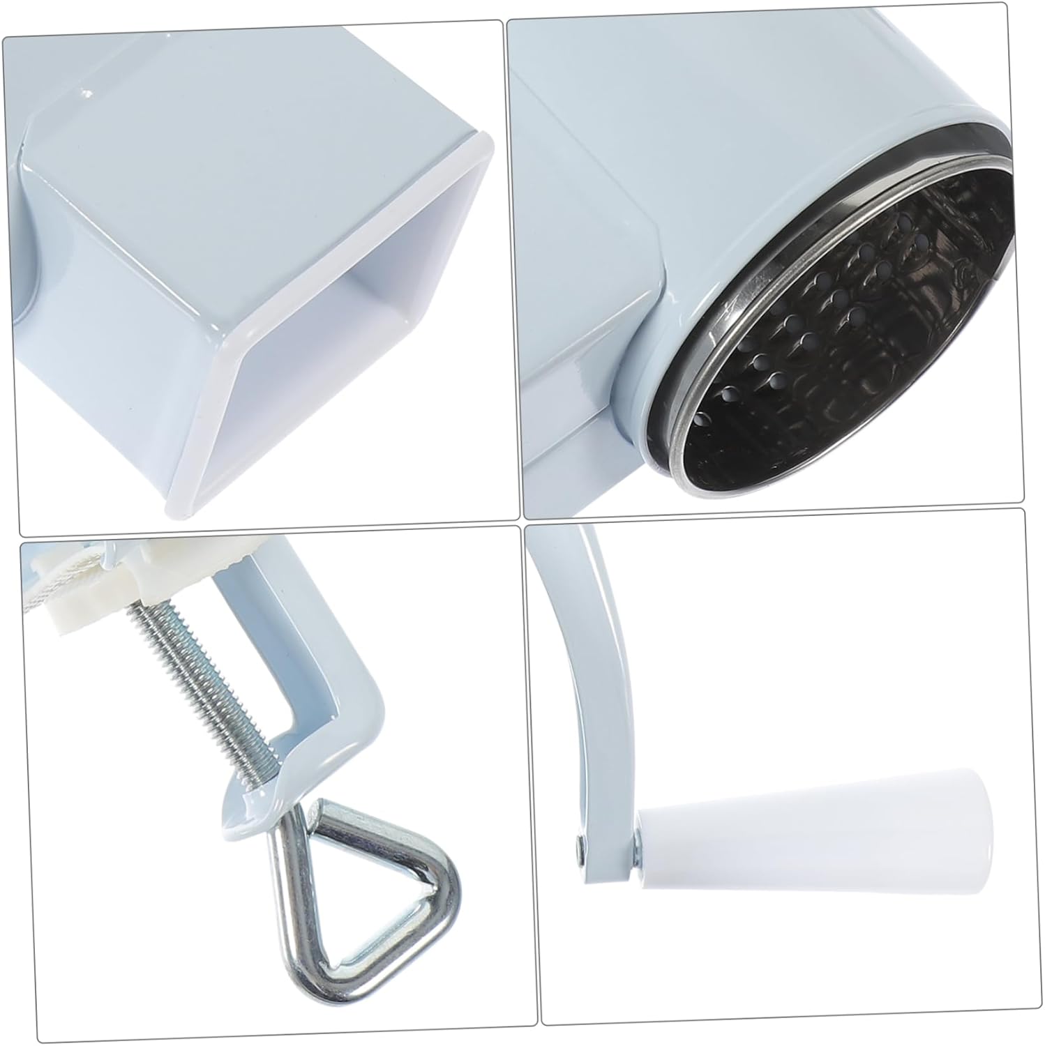 1set Kitchen Cheese Grater Sturdy Hand Crank Multi-purpose Grating Tool for Cheese Nuts and Vegetables Drum for Efficient Shredding and Easy Use