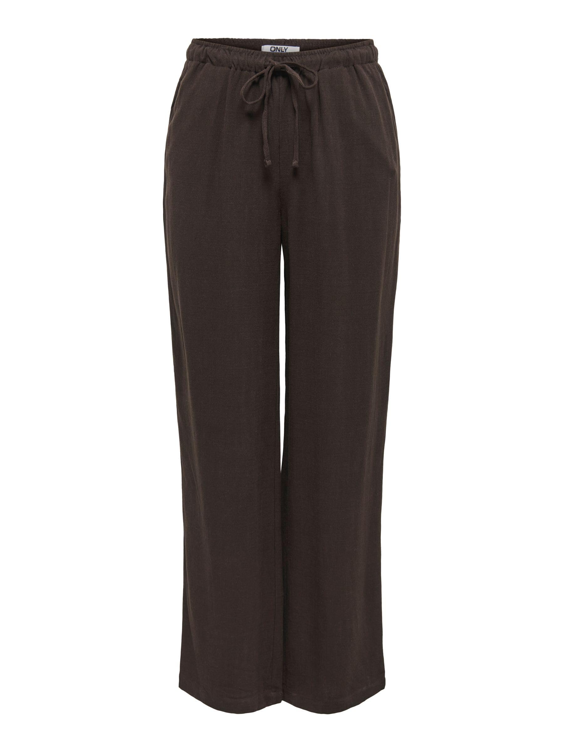 ONLY Onlsiesta Mw Pull-Up Linen Bl PNT Noos