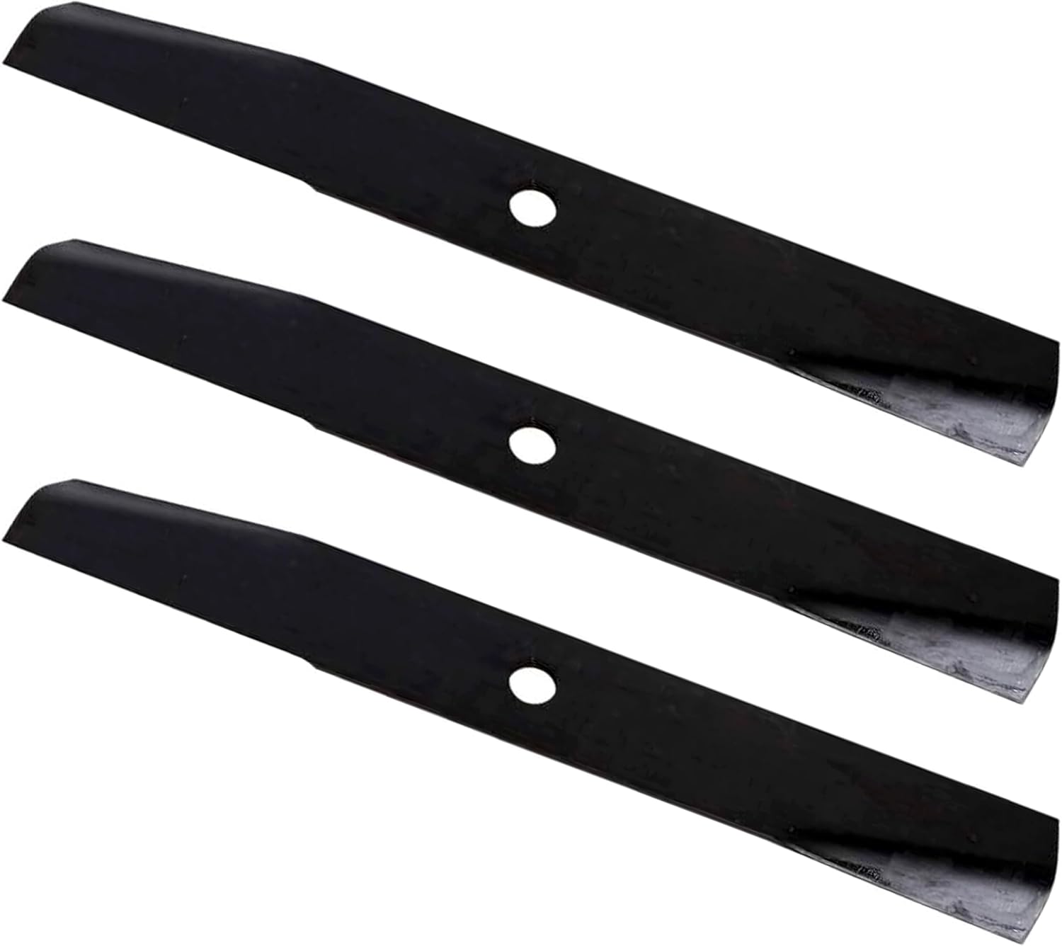 Mr Mower Parts High Lift Lawn Mower Blade Set 46" Cut Deck for John Deere AM-31100 M127466 M41967 Fits 300 Series 3-Pack