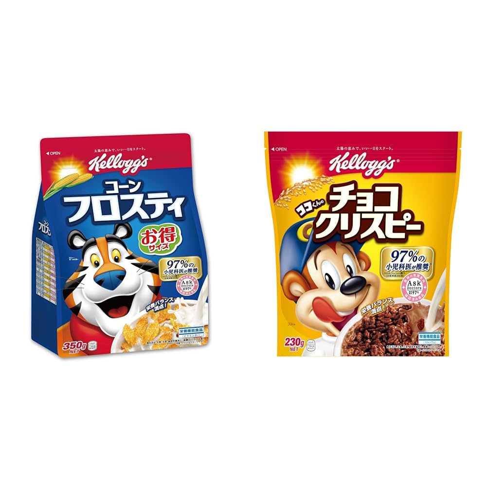 Amazon.co.jp: 【セット買い】ケロッグ コーンフロスティ 350g ×6袋 + 