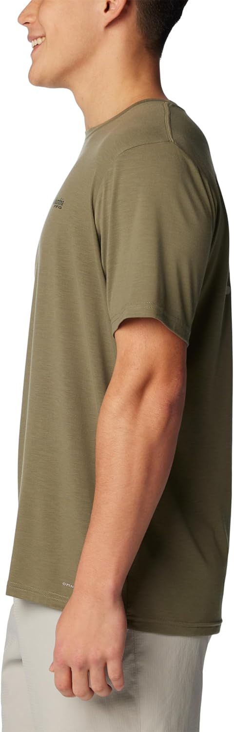 Columbia Mens PFG Tarpon Rise Tech Tee Short Sleeve