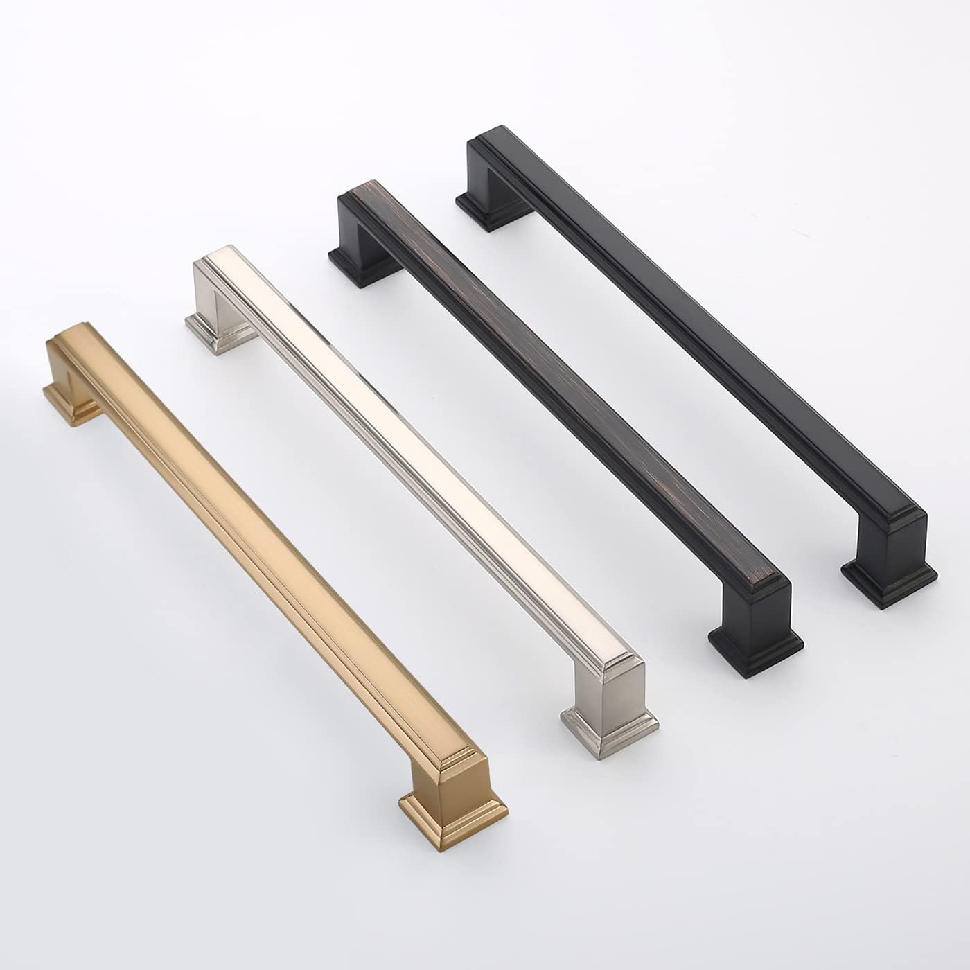 AOOTOCH 10 Pack 7.5 Inch Kitchen Cabinet Handles Champagne Bronze Cabinet Pulls Kitchen Cabinet Hardware Kitchen Handles for Cabinets Gold Cupboard Handles