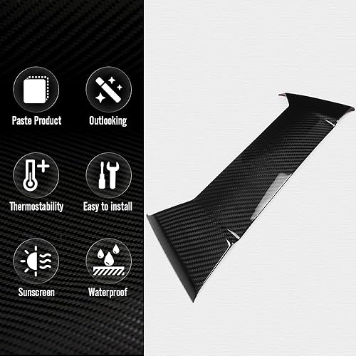 Miniatura 6 de Cubierta de altavoz superior de fibra de carbono auténtica para Corvette C8 2020 2021 2022 2023 Z06 Z51 convertible solamente, cargador interior de