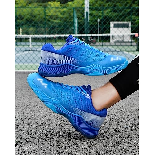 Zapatillas de bádminton para horma ancha que alivian la presión al jugar tenis 8