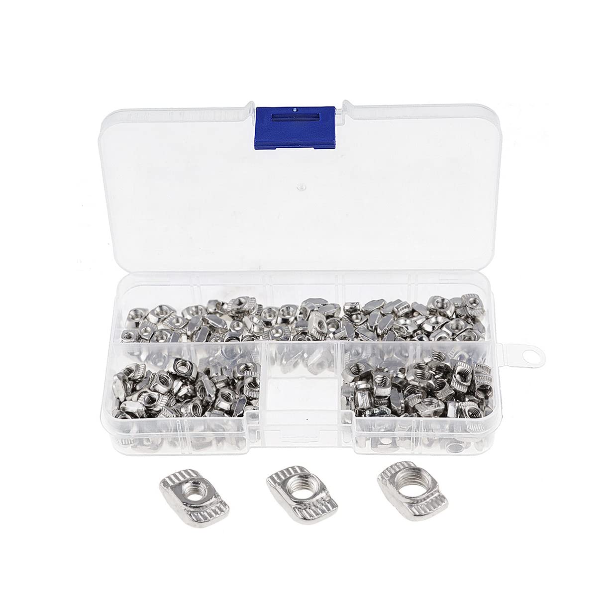 T Track Sliding Nut,Sliding T-nut Threaded,Sliding T-Nut 65/150/160 T-Nut Set，Hammer Head T Nut Kit，Connector Nickel Plated for 20 Series Aluminium Profile Accessories Hammer Head(150pcs)