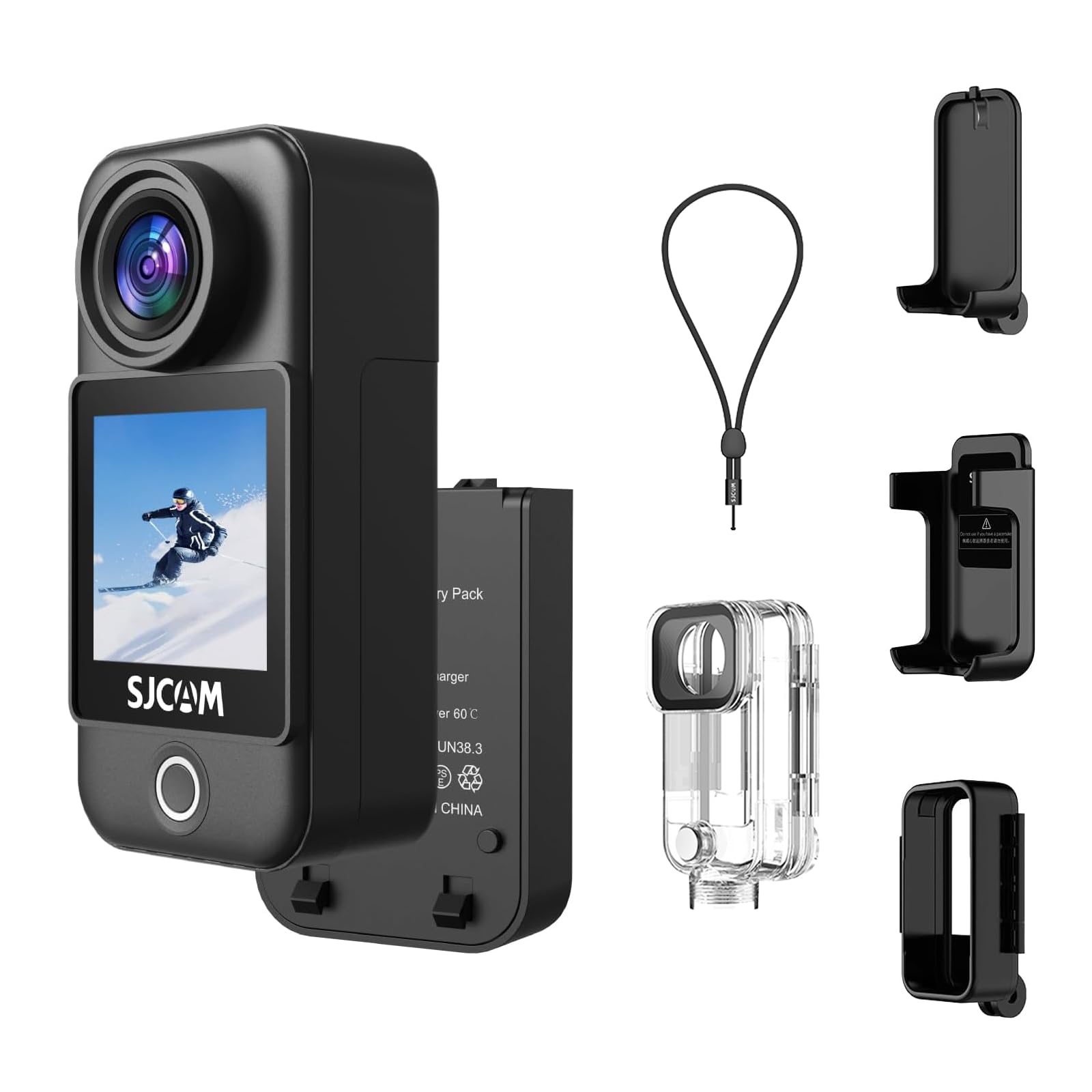 Amazon | SJCAM C300pocket アクションカメラ ビデオ vlog 4K 小型 