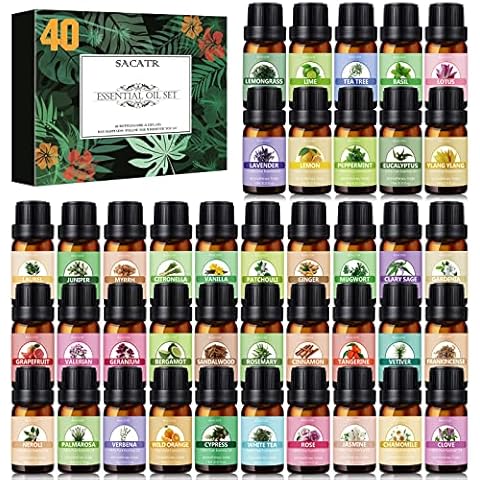 SACATR 40 Essential Oils Set Cover