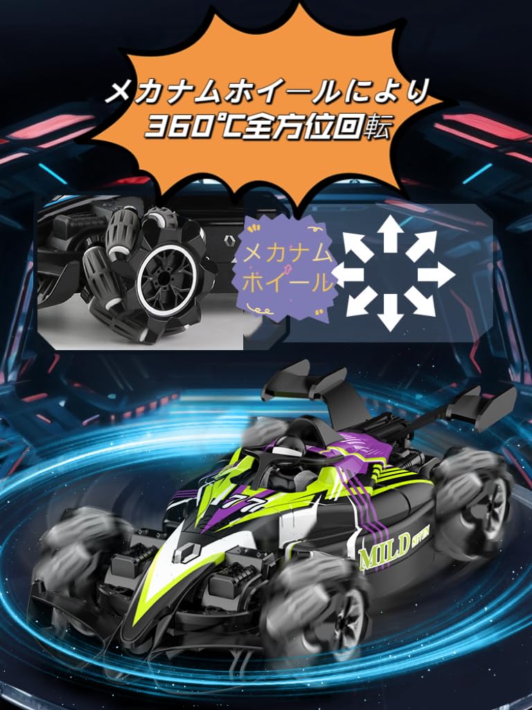 Amazon.co.jp: 子供用ラジコンカー オフロード 4WD 4WD ラジコンカー