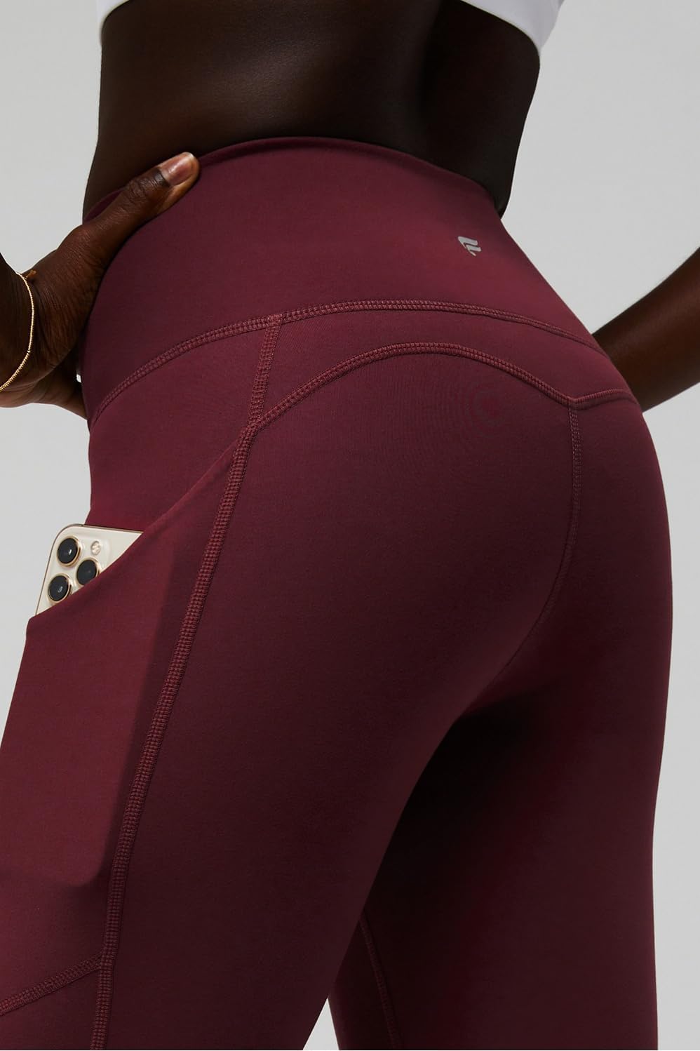 Fabletics Women's Oasis Pureluxe High-Waisted Kick Flare, Light Compression, Buttery Soft - Image 4