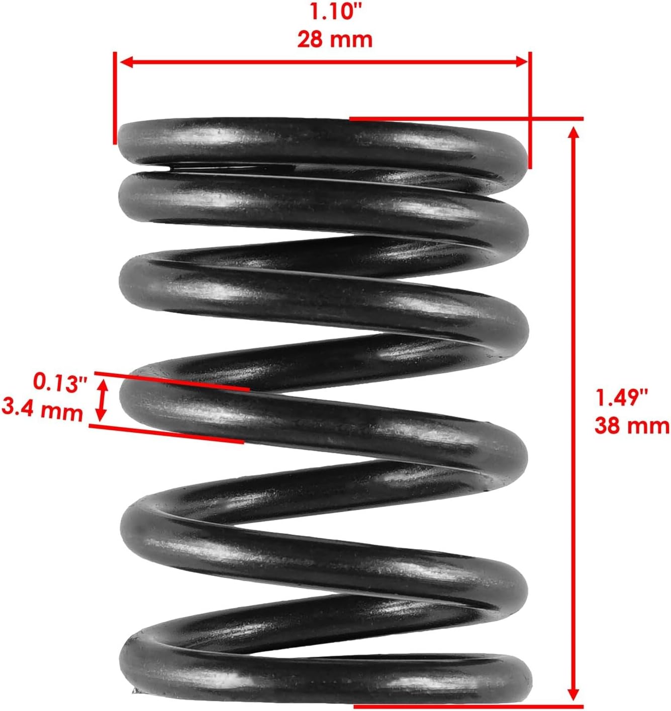 Powersports Replacement Parts for 14711-MG3-000 14445-KF0-000 Intake Valve Kit with Rocker Arm For Honda Mod-C33C-29144