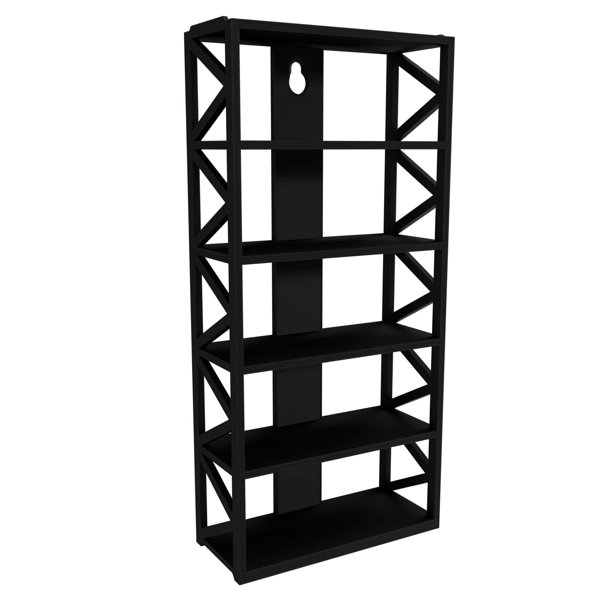 Diecast Car Display Rack Compatible with Hot Wheels | Holds Up to 5 Cars | NO Cars Included | Screw Slot for Hanging | Made in India | (Raven Black)-image-42