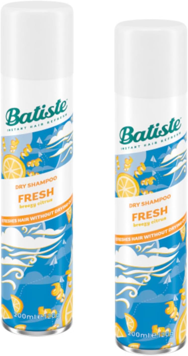 Batiste Shampoo Dry Fresh 6.73 Ounce (200ml) (Pack of 2)