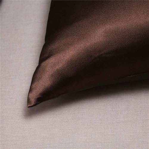Miniatura 8 de Juego de 2 fundas de almohada sedosas para el cabello, fundas de almohada con cierre de sobre, frescas y fáciles de lavar, juego de 2 fundas de