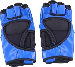 SOIMISS 1 Par De Luvas De Boxe Para Crianças Luvas De Criança Luvas De Ciclismo Luvas De Kickboxing Luvas De Boxe Luvas De Meio Dedo Luvas De Ciclismo Luvas Respiráveis Saco De