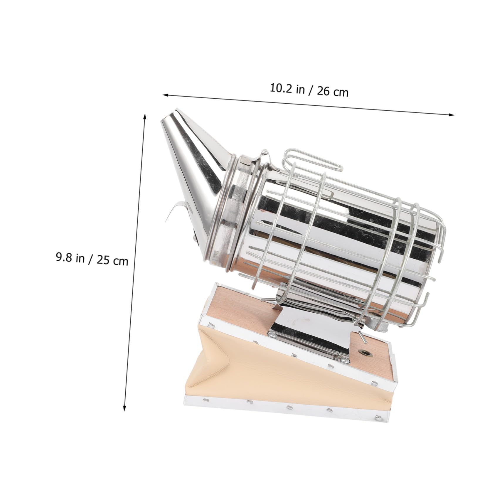 SUPVOX Affumicatore Mini in Acciaio Inossidabile con Strumenti per Apicoltura Protettivo per Apicoltori Strumento Pratico per Apicoltura Sicura e Facile Uso Accessorio Essenziale per