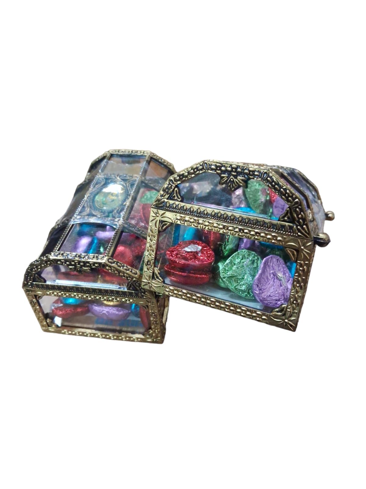 Chocolate heart in Treasure Box (Pack of 2)