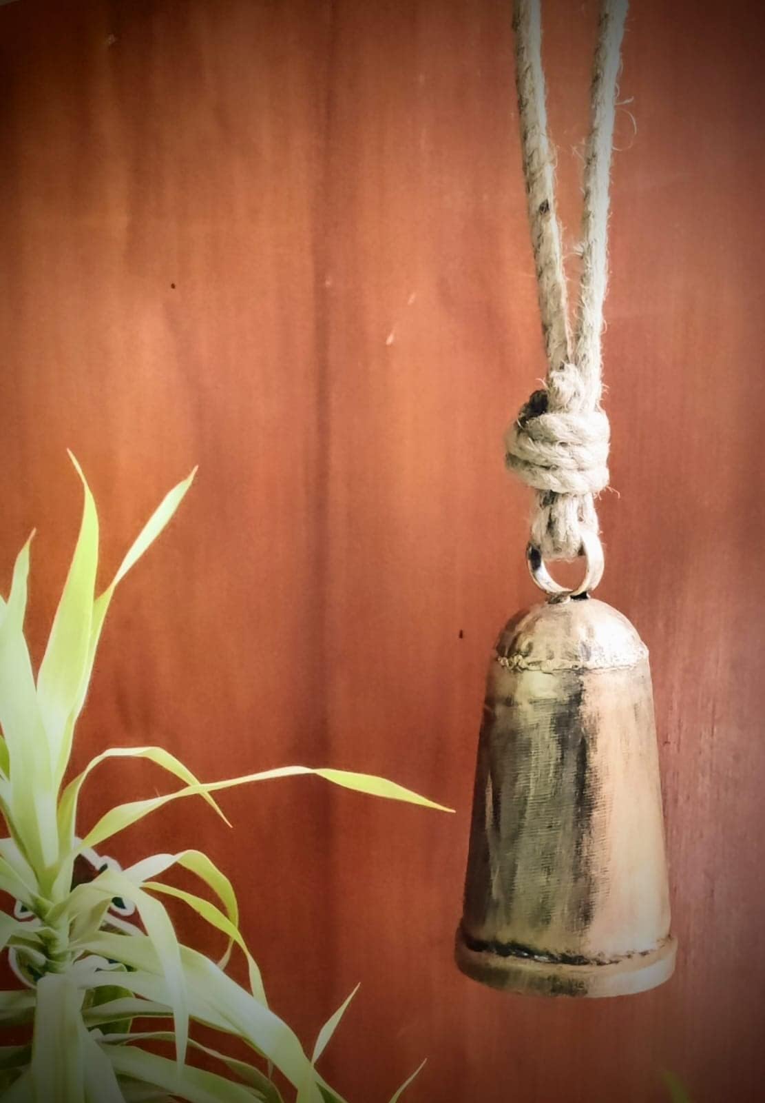 MIRAMAYEE Feng Shui Vastu Swiss Cow Bell Main Door Hanging Home Office Religious Spiritual Wall Decor Products Ddlj Bell Swiss, Metal Hanging Bells, Hand Made Rustic Finish